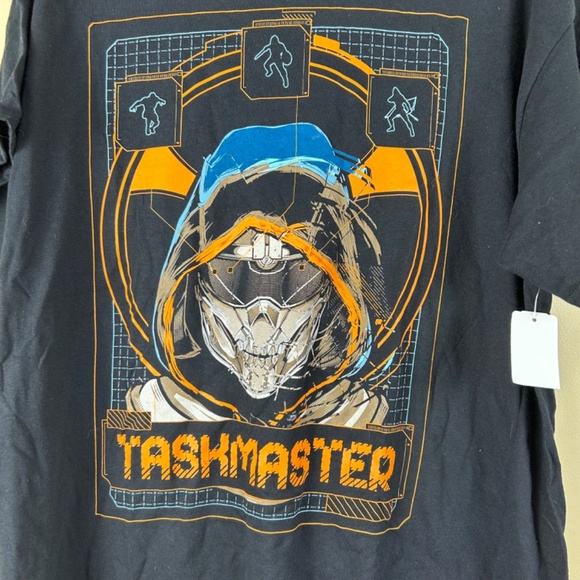 New Marvel TaskMaster Mens Tee Shirt Black Widow Graphic Avengers Villain L NWT - Picture 4 of 8